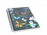 3D Notizbuch - Schmetterlinge - klein